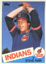 1985 Topps Baseball Cards      664     Steve Farr RC